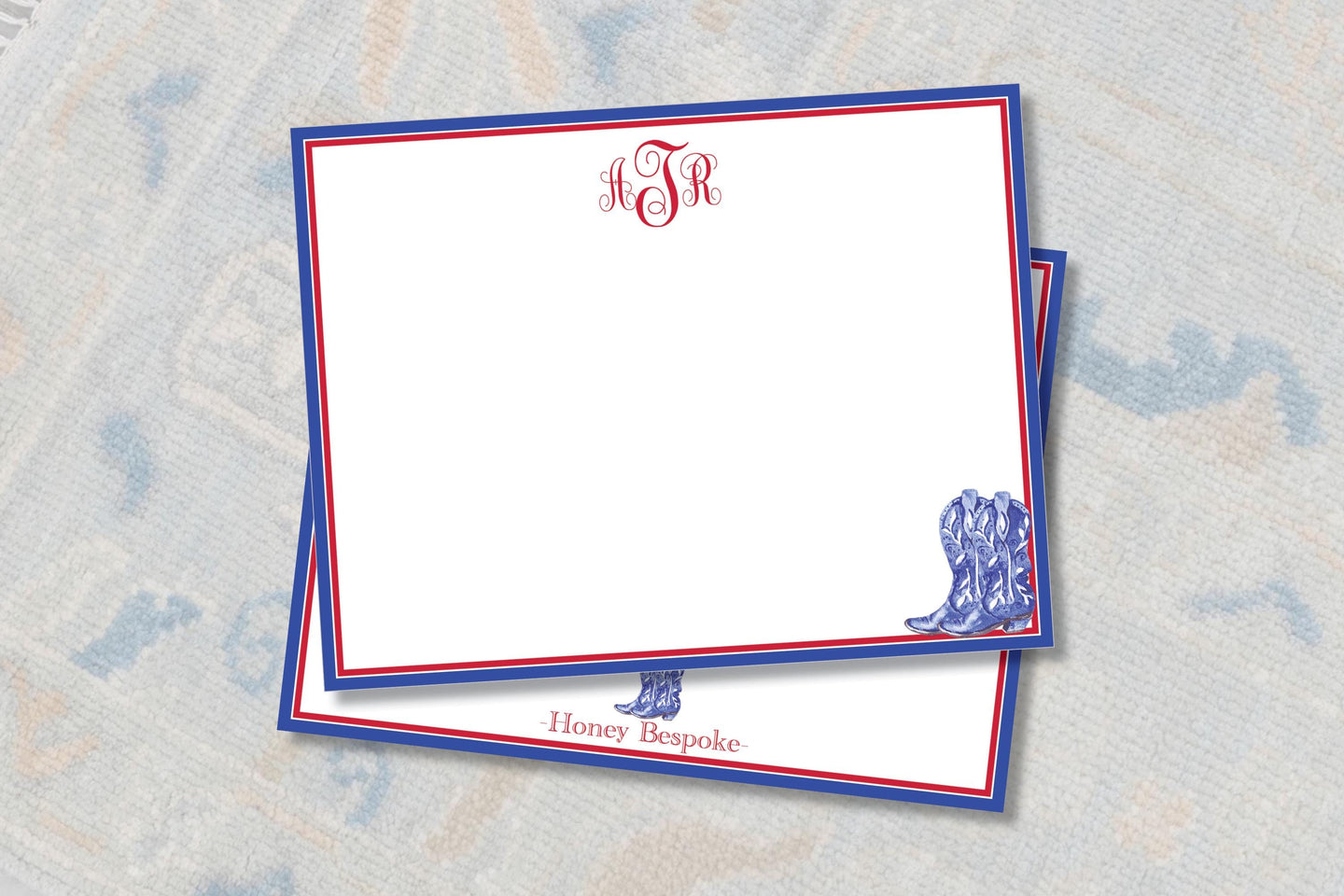 Personalized SMU Thank You Cards - Southern Methodist Stationery Gift Ideas