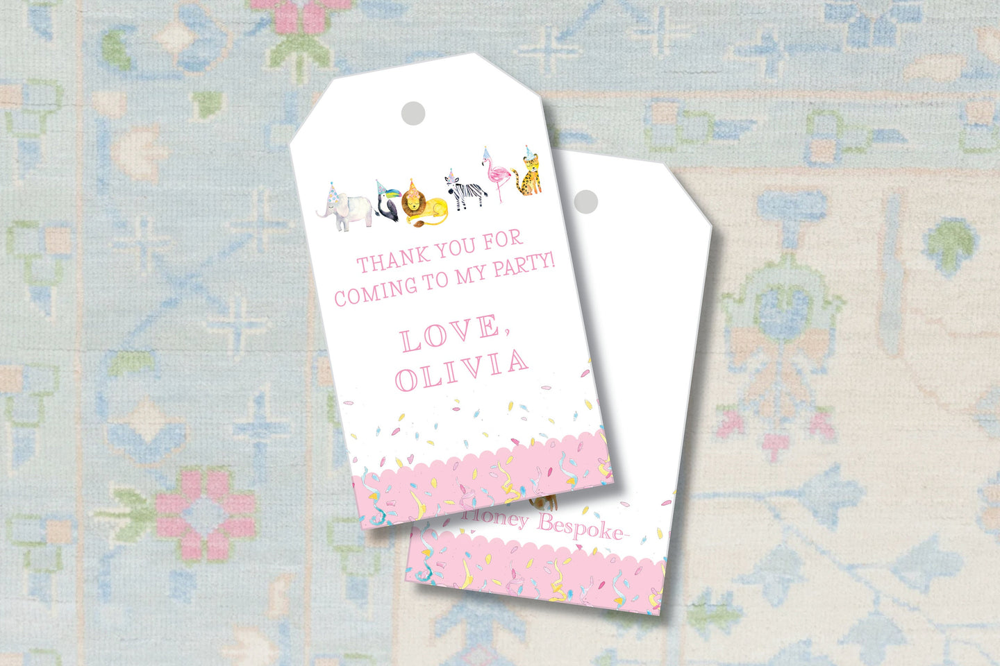 Party Animals Gift Tags