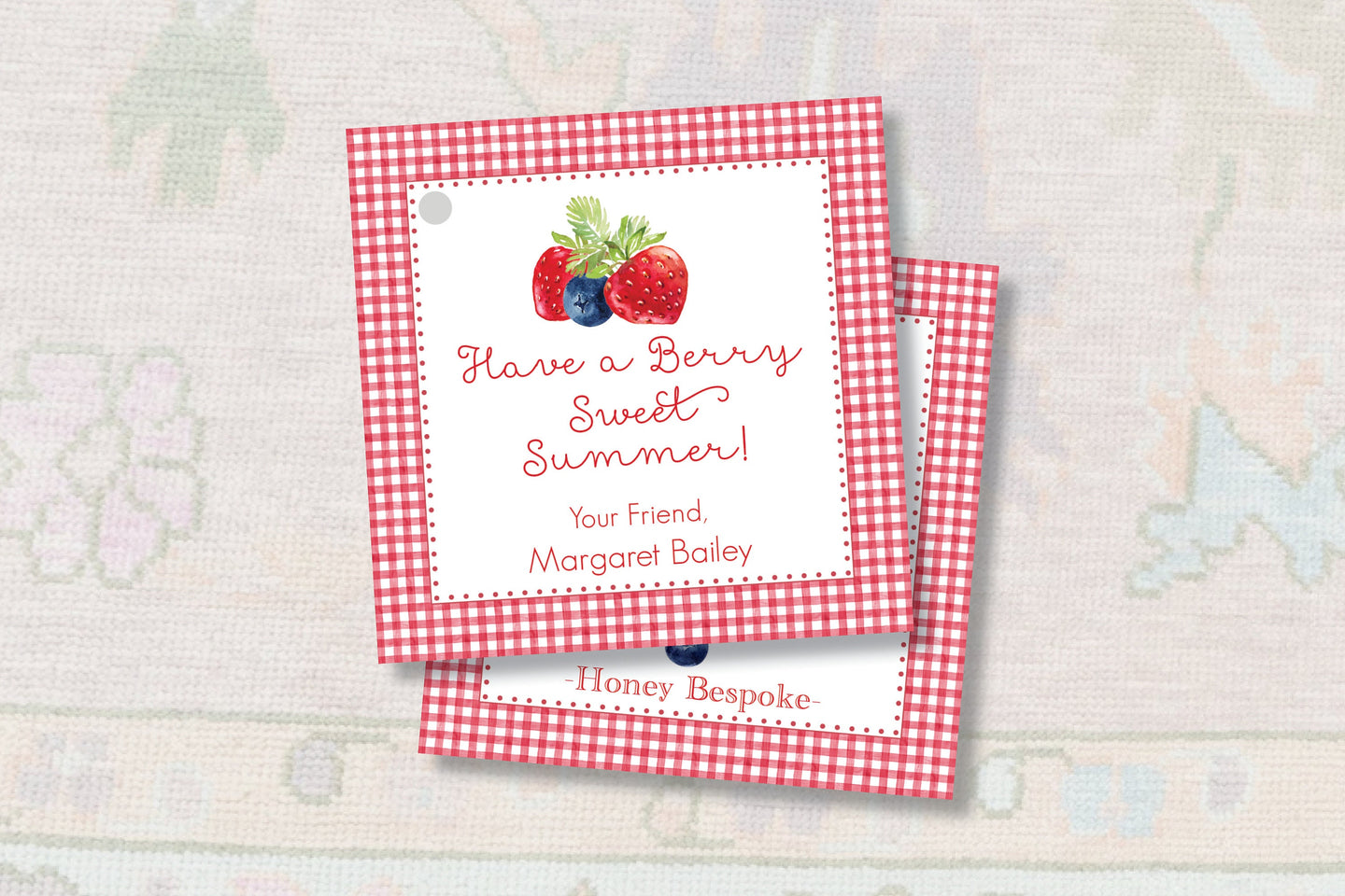 Berry Sweet Enclosure Card