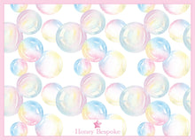 Load image into Gallery viewer, Pink Bubble Party Birthday Invitation
