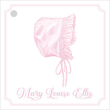 Load image into Gallery viewer, Pink Baby Bonnet Enclosure Card
