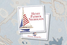 Load image into Gallery viewer, USA Sailboat Enclosure Card
