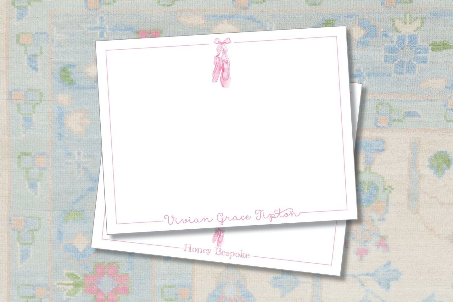 Personalized Ballerina Stationery