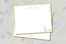 Load image into Gallery viewer, Momma Duck and Ducklings Baby Stationery
