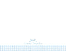 Load image into Gallery viewer, Blue Bow and Gingham Stationery
