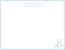 Load image into Gallery viewer, Blue Teddy Bear Stationery
